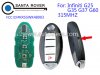 Infiniti G25 G35 G37 Q60 Smart Remote Key 315Mhz 4B Trunk KR55WK48903 with Emergency Key