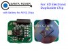 4D Electronic Duplicable Chip with Battery for All 4D Chips