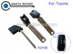 2013 Toyota Camry Corolla RAV4 Smart Card Emergency Key blade TOY48