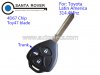 Toyota Latin America 3 button Keyless Entry Remote Key 4D67 Chip 314.4Mhz