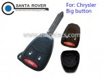 Chrysler Dodge Jeep Remote Key Shell big 2+1 button