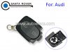 Audi Remote Key Head Shell Case 2 Button (CR1616 Battery)