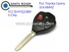 Toyota HYQ12BBY Camry 4 Button Remote Key 314.4Mhz G Chip