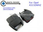 Opel 2 Button Remote Set 433.92Mhz GM# 93286048