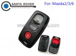 MAZDA M2 M3 M6 MPV Protege 5 Replacemen?t Fob Shell 3 Button