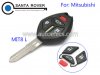 Mitsubishi Galant Lancer Endeavor Smart Remote Key Case 3+1 Button MIT8 Left