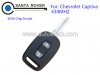 Chevrolet Captiva 2 Button Remote Key 434Mhz ID46 Chip