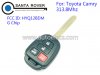 2012 2013 2014 Toyota Camry Keyless Entry Remote Key 4 Button G Chip 313.8Mhz