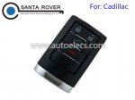 Cadillac DTS CTS STS XTS ABS Smart Car Key Shell 3+1 Button