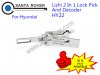 HY22 Lishi 2 in 1 Lock Pick and Decoder For Hyundai