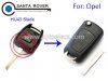 Opel Agile Vectra Novo Montana Corsa Modified Flip Remote Key Case 2 Button HU43 Blade