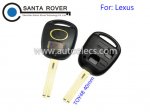 Lexus Remote Key Case Shell Black 2 Button Toy48 Blade With Logo