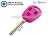 Toyota Corolla Camry Prado RAV4 Remote Key Case Shell Deep Pink 3 Button Toy43 Blade