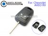 Chevrolet AVEO RV Remote Key Shell Case 2 Button