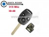 Honda 3 Button Remote Key(315MHz) 48 Chip